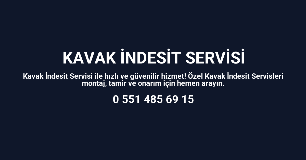 Kavak İndesit Servisi